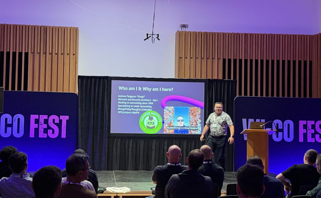 Andrew presenting at Wi-Co