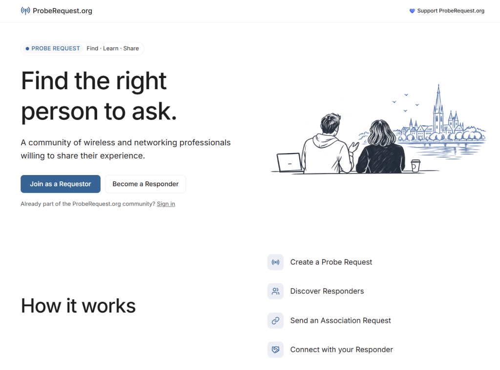 ProbeRequest.org homepage